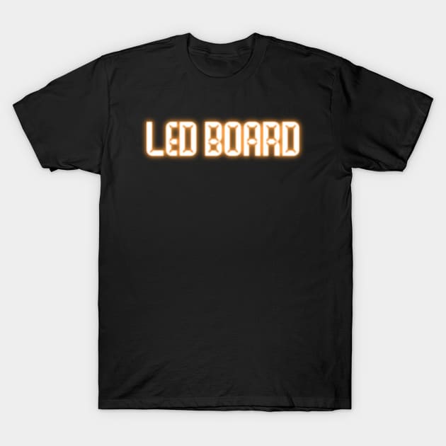 Led Boarder T-Shirt by RENAN1989